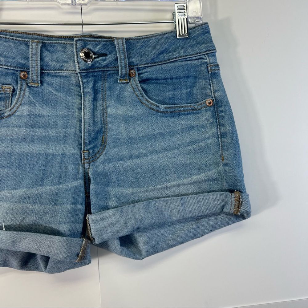 American Eagle Super Stretch Midi Shorts size 6 - Picture 6 of 14